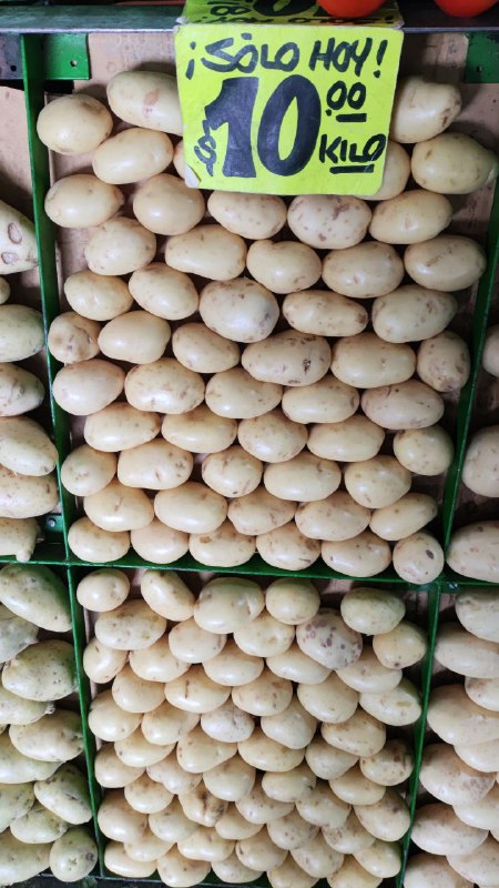 10: kilo de papa segunda sección en #subasta